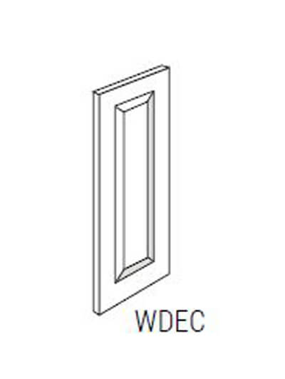 Bay Shaker White 12×42 Wall Decorative End Panel