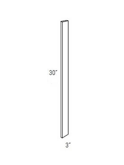 UB-WF330: Upton Brown Wall Filler 3″W x 30″H