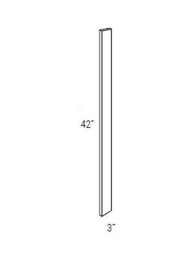 UB-WF342: Upton Brown Wall Filler 3″W x 42″H
