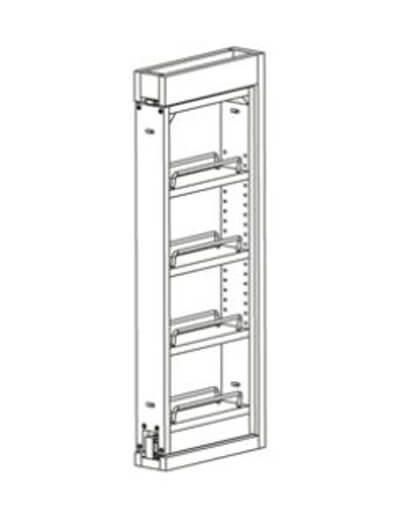 UB-WF3PULL: Upton Brown Wall Filler Pullout