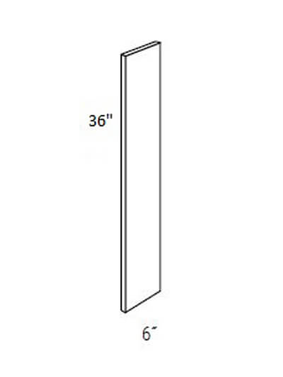 UB-WF636: Upton Brown Wall Filler 6″W x 36″H