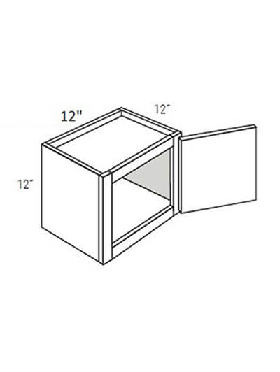 Bay Shaker White 12×12 Single Door Stackable Wall Cabinet