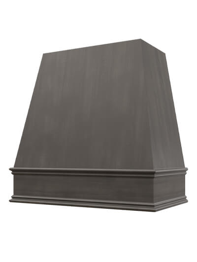 Raleigh – 30″ Tapered Classic Molding Smooth Shaker Cinder Hood
