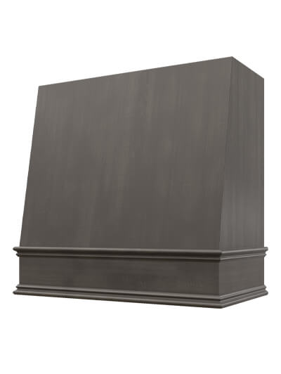 Wilmington – 30″ Angled Classic Molding Smooth Shaker Cinder Hood