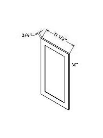 Rockport Grey 12″x30″ Decorative Door