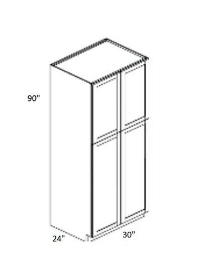 Rockport White 30″ Four Door Pantry Cabinet