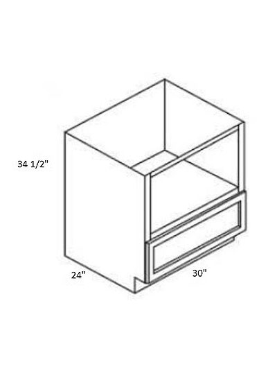 Rockport Grey 30″ Microwave Base