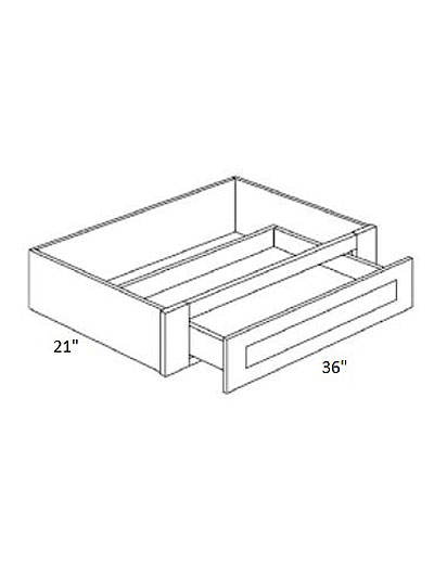 Rockport Grey 36″  Vanity Knee Drawer