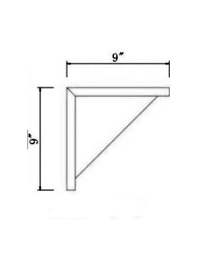 Rockport Grey 9″x9″ Corbel