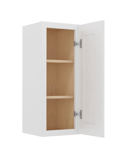 WS-W1230: Shaker White12″ Single Door 30″ High Wall Cabinet