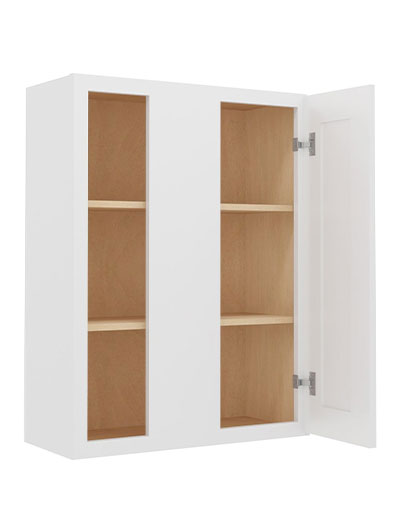 WS-WBC2736: Shaker White 27″ Wall Blind 36″ High Cabinet