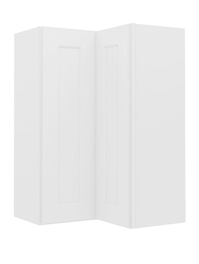 Shaker White Wer2436 Easy Reach Cabinet Closed