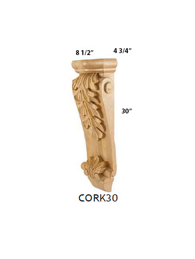 Toffee Shaker Corbel CORK30