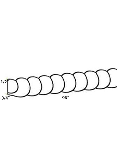 Ashville Cinnamon Rope Molding Insert