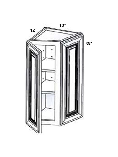 Perla 12×36 Double Door Wall End Cabinet