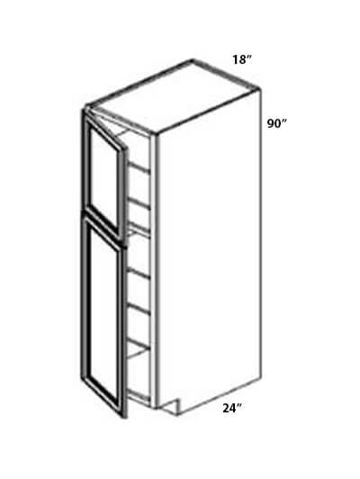 Perla 18×90 Single Door Tall Pantry Cabinet