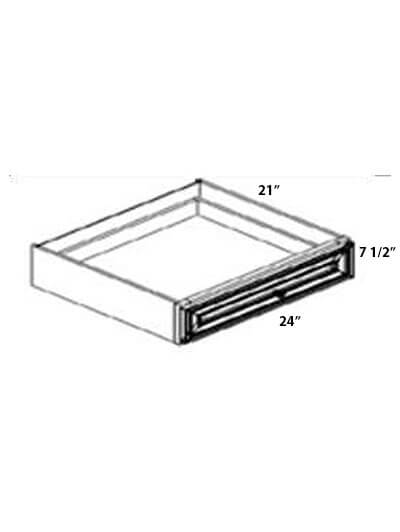 Oceana Blue Shaker 24″ Knee Drawer