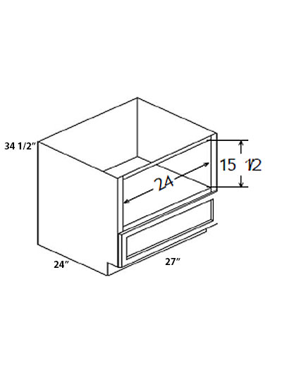 Charlton 27″ Base Microwave Cabinet