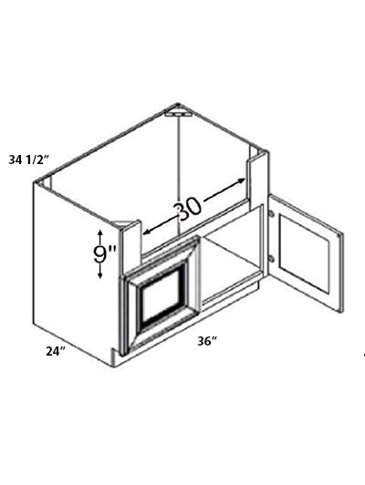 Charlton 36″ Farm Sink Base Cabinet