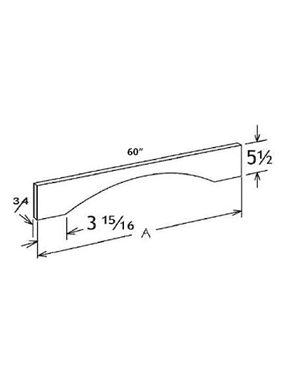 Weston Shaker 60″ Valance