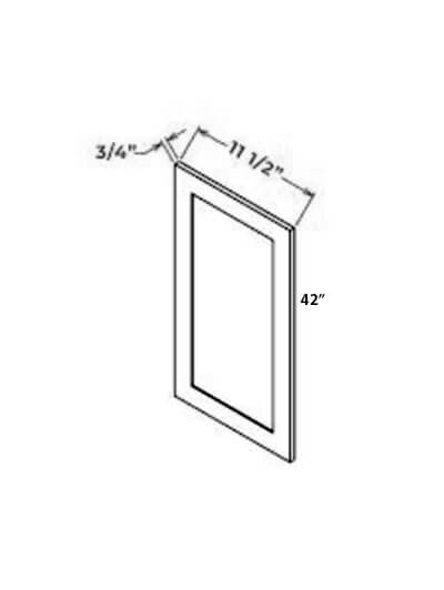 Rockport Grey 12″x42″ Decorative Door
