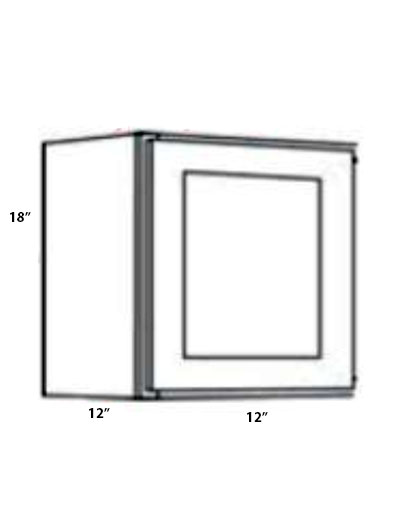 Rockport Grey 12″x18″ Single Door Wall Cabinet