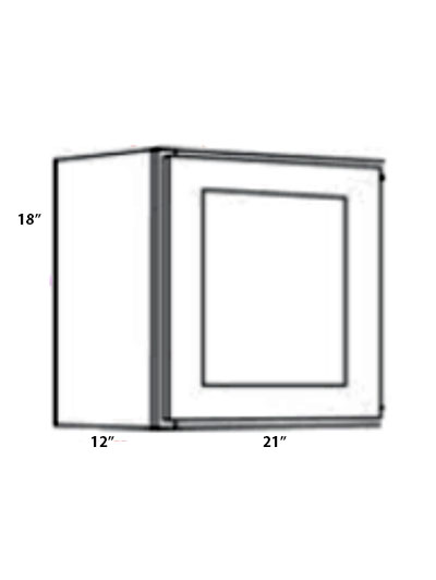 Rockport White 21″x18″ Single Door Wall Cabinet