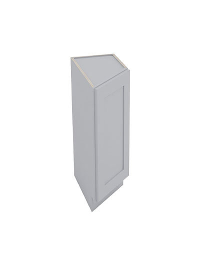 Lait Grey Shaker Btc12r Angle Base End Cabinet Closed