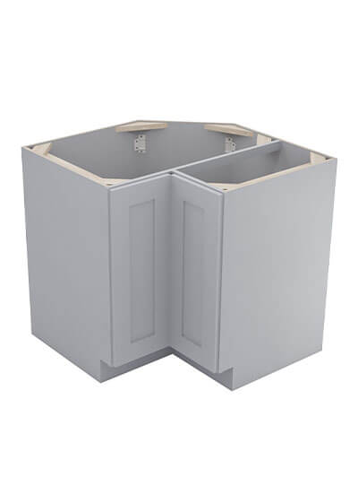Lait Grey Shaker Ls3309 Lazy Susan Base Cabinet Closed