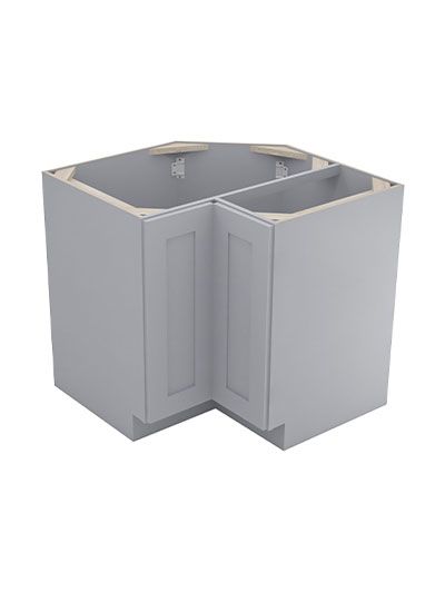 Lait Grey Shaker Ls3612s Easy Reach Corner Cabinet Closed