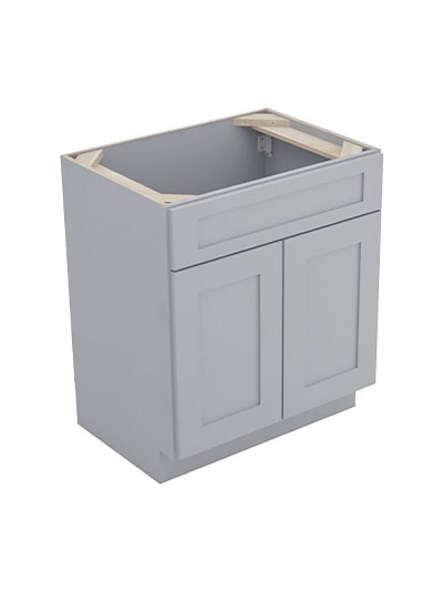 Lait Grey Shaker S3021b Sink Base Vanity Closed