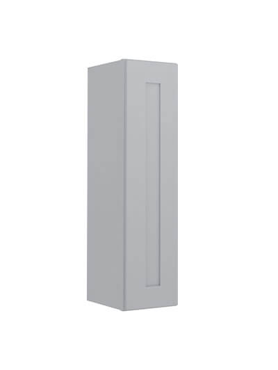 Lait Grey Shaker W0936 Single Door Wall Cabinet Closed