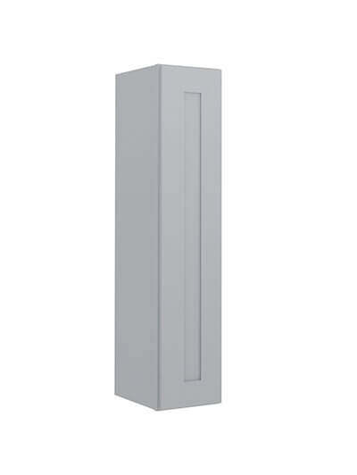 Lait Grey Shaker W0942 Single Door Wall Cabinet Closed