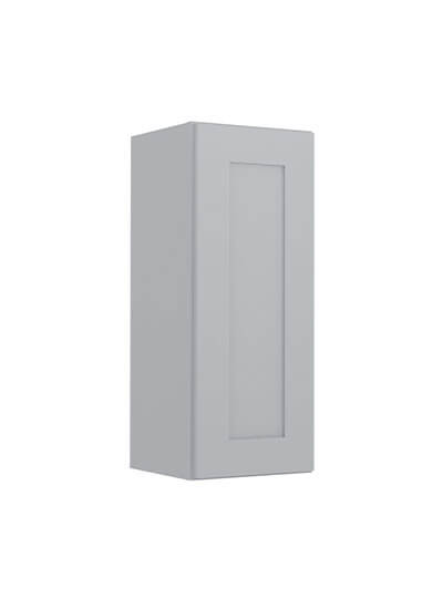 Lait Grey Shaker W1230 Single Door Wall Cabinet Closed