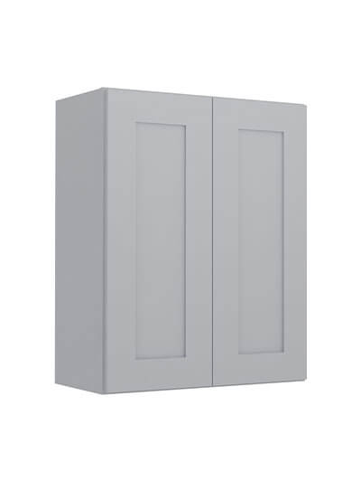 Lait Grey Shaker W2730b Double Door Wall Cabinet Closed