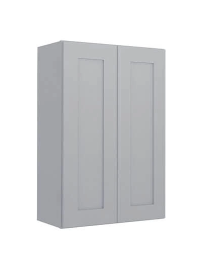 Lait Grey Shaker W2736b Double Door Wall Cabinet Closed