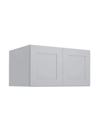 Lait Grey Shaker W301824b Refrigerator Wall Cabinet Closed