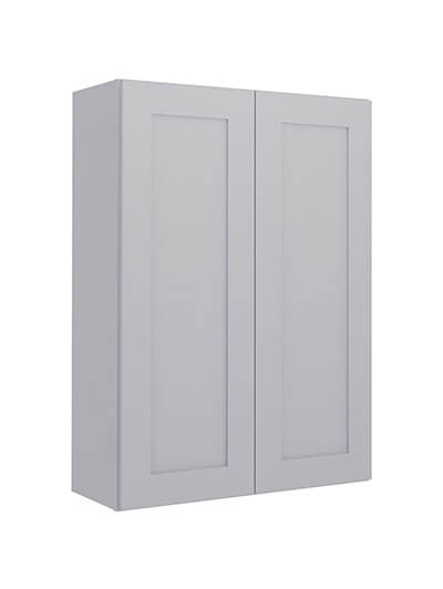 Lait Grey Shaker W3036b Double Door Wall Cabinet Closed
