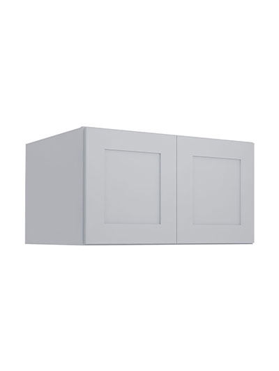 Lait Grey Shaker W331824b Refrigerator Wall Cabinet Closed