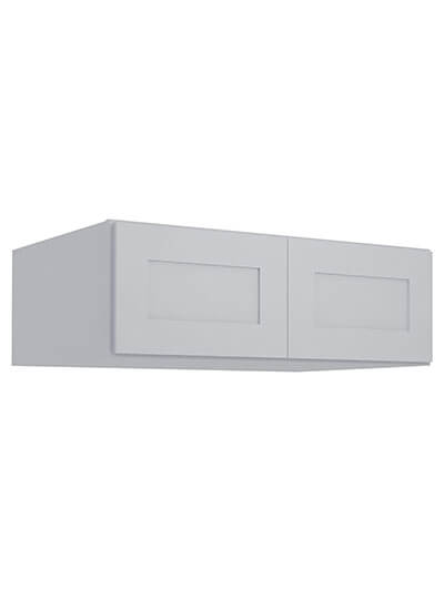 Lait Grey Shaker W361224b Refrigerator Wall Cabinet Closed