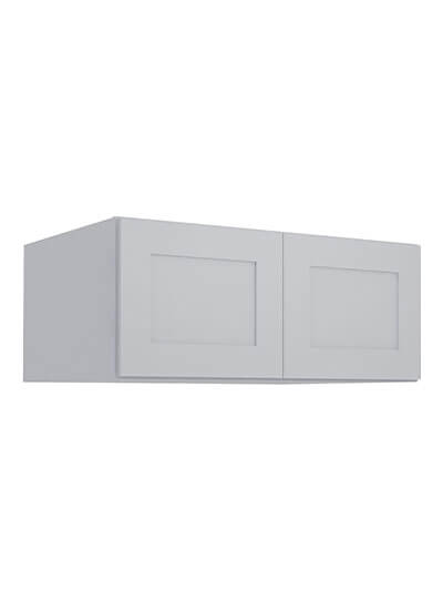 Lait Grey Shaker W361524b Refrigerator Wall Cabinet Closed
