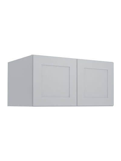 Lait Grey Shaker W361824b Refrigerator Wall Cabinet Closed