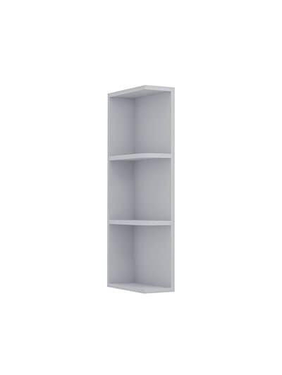 Lait Grey Shaker 5 in. W x 11.5 in. D x 36 in. H Knick Knack Wall Shelf