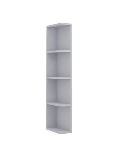Lait Grey Shaker 5 in. W x 11.5 in. D x 42 in. H Knick Knack Wall Shelf