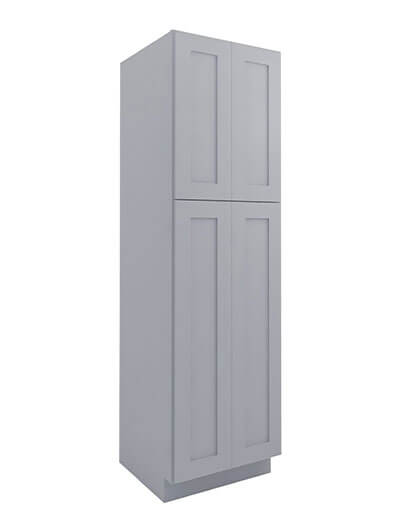 Lait Grey Shaker Wp2484b 4 Door Pantry Cabinet Closed