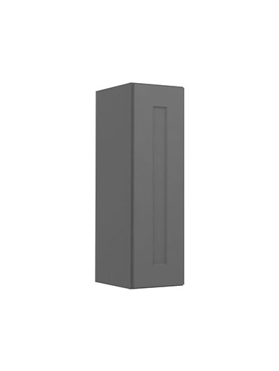 Shaker Grey W0930 Single Door Wall Cabinet Closed