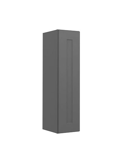 Shaker Grey W0936 Single Door Wall Cabinet Closed