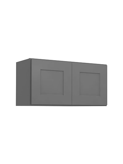 Shaker Grey W3015 Bridge Cabinet Closed