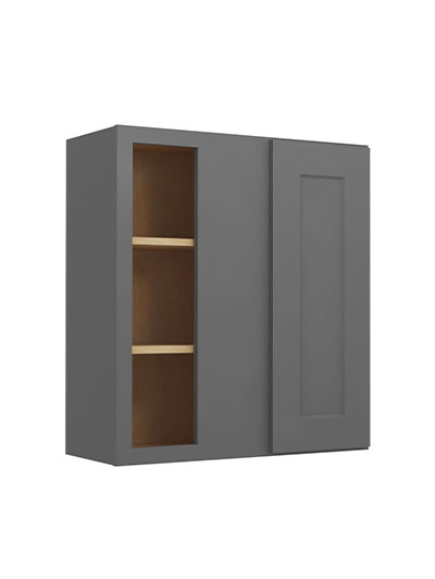 Shaker Grey Wbc2730 Wall Blind Cabinet Closed