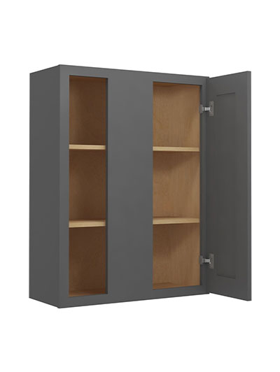 SG-WBC2742: Shaker Grey 27″ Wall Blind 42″ High Cabinet